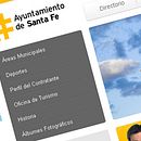 Sitio Web Ayuntamiento Santa Fe. Un proyecto de Diseño, Programación y UX / UI de Artico Estudio - 16.11.2011