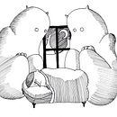 Monster sitter. Traditional illustration project by Alejandro Di Trolio - 02.05.2012