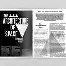 The Architecture of Space. Un projet de Design  de elisabet girona limberg - 01.04.2012