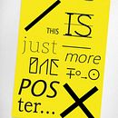 Poster tipografia. Un projet de Design  de elisabet girona limberg - 02.04.2012