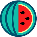 WATERMELON_logo. Design, and Traditional illustration project by TONI BERNARDINO - 06.19.2012