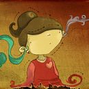 Palabras con ojos. Traditional illustration project by Andrea Sanz - 08.19.2012
