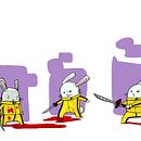 Killer Rabbit. Een project van  Ontwerp y Traditionele illustratie van Marga Turnbull - 28.08.2012