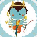 AGNI, dios del fuego. Traditional illustration project by Julia Roig Hidalgo - 08.31.2012
