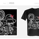 camisetas V televisión. Design, Traditional illustration, and Advertising project by marta moldes grela - 11.01.2012