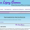 Psicóloga-Psicoterapéuta Ana López. Een project van  Ontwerp y Programmeren van Jose Manuel López Cuenca - 22.11.2012
