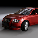 Audi TT  3d Modeling. Un proyecto de Diseño, Ilustración tradicional y 3D de Alejandro Creo - 17.12.2012