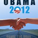 OBAMA Poster. Design, Traditional illustration, UX / UI, Photograph, and Advertising project by Carolina Rojas Vilos - 12.23.2012