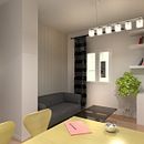 interior vivienda calle padilla. Een project van 3D van israel colino - 28.12.2012