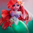 Princesas Disney Fan Art. Traditional illustration project by Jessica Sánchez - 03.03.2013