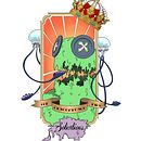 The Descomposed King. Een project van Traditionele illustratie van Jose Carlos Rivero Rguez - 22.03.2013