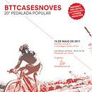 Cartell Pedalada Btt Cases Noves 2011. Un proyecto de Fotografía y Diseño de Albert Fernández - 19.04.2013