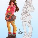 Personajes, Concepts. Traditional illustration project by Jessica Sánchez - 04.21.2013