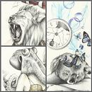 Pecado Animal. Traditional illustration project by Celine Canales Galera - 05.16.2013