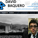 Portfolio - David Baquero. Een project van Programmeren,  Ontwerp y UX / UI van David Baquero González - 01.07.2013
