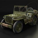 Willys MB US Army Jeep. Advertising, and 3D project by Manuel Florensa - 02.19.2014