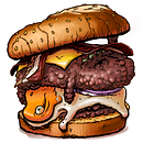 Burger Ein Projekt aus dem Bereich Design und Traditionelle Illustration von mtejedo - 22.07.2013
