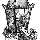 Mar de tinta . Ilustrasi tradisional proyek oleh María Nikólskaya - 09.04.2013