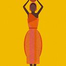 African Woman Concept Art Print. Un progetto di Illustrazione tradizionale di Laura Minimalia - 10.10.2013