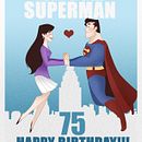75 YEARS OF SUPERMAN. Un proyecto de Ilustración tradicional de Alejandra Zúñiga M. - 15.10.2013