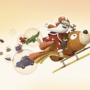 Juguettos . Design, 3D, and Traditional illustration project by Másmadera - 11.02.2013