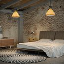 Industrial bedroom. Design, and 3D project by David Palomino Bautista - 11.25.2013