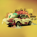 Fiat &IdeaFixa. Design, and Traditional illustration project by Elvis Benício - 11.25.2013