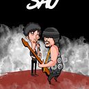 SERIES Y MÚSICA. Ilustração tradicional projeto de Jomp Katana - 21.11.2013