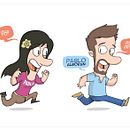 ESTILO HUMORÍSTICO. Ilustração tradicional projeto de Jomp Katana - 22.11.2013