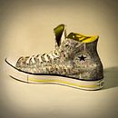 Converse All Star - diseño lentejuelas. Un progetto di Design, Illustrazione tradizionale, Pubblicità e Fotografia di Bárbara Sanz González - 01.07.2014