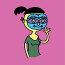 Bacanika Magazine. Een project van  Ontwerp y Traditionele illustratie van Babitas Character Design - 04.12.2013
