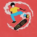 Skate Board 2013. Design, Traditional illustration, and Advertising project by Domingo Lozano Del Sol - 12.16.2013
