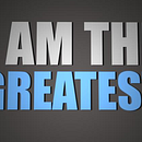I am the greatest: Motion type. Een project van  Ontwerp y Motion Graphics van Laia Cuberes - 24.11.2012