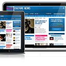 Culture News. Design, and Programming project by Benjamin Duriez - 12.29.2013