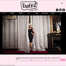 Website Exotica by Silvia Superstar www.exoticacouture.com. Un proyecto de Diseño de Carolina Pasero Alonso - 11.12.2013