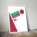 MoonSaloon. Un progetto di Design e Pubblicità di Julio Vidal Guerrero - 20.01.2014