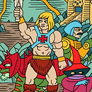 Pop Middle Ages [teaser]. Traditional illustration project by Julián Quijano - 02.09.2014