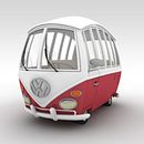 VW Cartoon Van. 3D, e Animação projeto de Héctor del Amo - 16.02.2014