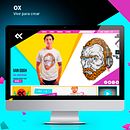 Ox - Vive para crear. Projekt z dziedziny Tworzenie stron internetow, ch, Web design i UX / UI użytkownika Elizabeth Albert - 12.03.2014