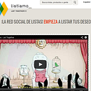 LISTIAMO. Desenvolvimento Web projeto de NET CODE ENGINE - 17.03.2014