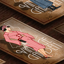 Memorama de etiquetas para la boutique Vintage Garden. Un proyecto de Br, ing e Identidad, Diseño e Ilustración tradicional de Alejandra Eng - 23.03.2014
