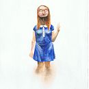 Inusual portrait. Un projet de Illustration traditionnelle , et Peinture de Pierre Paolo Linares - 24.03.2014