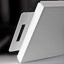 'mayo' aluminium trays. for bdm collection, london.. Een project van Ontwerp van accessoires van beatriz diaz matud - 31.03.2014