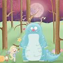 Acampando con mi monstruo . Un proyecto de Animación, Diseño de personajes e Ilustración tradicional de Trixie V - 31.03.2014