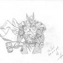 Thor. Arts, and Crafts project by Nélida Alhambra Chaparro - 04.19.2014