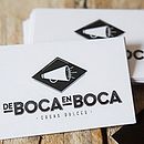 de Boca en Boca. Br, ing, Identit, Design, and Packaging project by Hernan Raffo - 04.30.2014