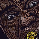 Louis Armstrong biogratype. Graphic Design, Traditional illustration, T, and pograph project by Shano Lores - 03.03.2014