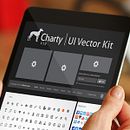 Charty Kit UI vectorial. Un progetto di Web design e UX / UI di Carlos Yllobre - 12.05.2014
