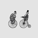 Biciclistas. Design gráfico e Ilustração tradicional projeto de Ana Ayuso - 27.05.2018