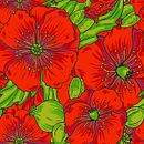 Poppies. Un proyecto de Packaging y Pintura de Oxana Kostromina - 28.05.2014